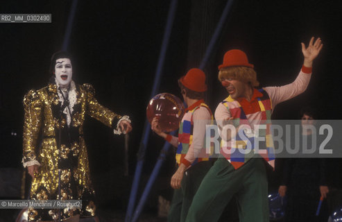 Lido di Ostia, Rome. Nando Orfei Circus. Clowns / Ostia Lido, Roma. Circo Nando Orfei. Pagliacci - ©Marcello Mencarini/Rosebud2