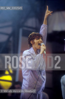 Rome, Tor Vergata, Concert of 1st May 2000. Italian singer Giorgia performing / Roma, Tor Vergata, Roma, Concerto del primo maggio 2000. La cantante Giorgia sul palco - ©Marcello Mencarini/Rosebud2