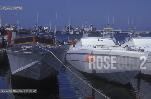 Operation of Italian Revenue Guard Corps against cigarette smuggling. Seized  smugglers speedboats / Operazione della guardia di Finanza contro il contrabbando di sigarette.  Motoscafi sequestrati dei contrabbandieri - ©Marcello Mencarini/Rosebud2