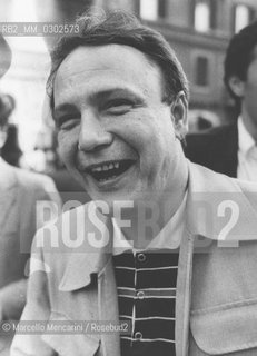 Rome, 1980. Demonstration against Soviet regime, organized by the Italian Liberal Party (PLI). Russian dissident Vladimir Bukowsky / Roma, 1980. Manifestazione contro il regime sovietico organizzata dal Partito Liberale Italiano (PLI). Il dissidente russo Vladimir Bukowskij - ©Marcello Mencarini/Rosebud2
