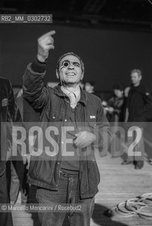 Director of photography Giuseppe Rotunno on the set of the movie E la nave va (And the Ship Sails On) Cinecittà Studios, Rome 1983 / Il direttore della fotografia Giuseppe Rotunno sul set del film E la nave va, Studi cinematografici di Cinecittà, Roma 1983 - ©Marcello Mencarini/Rosebud2