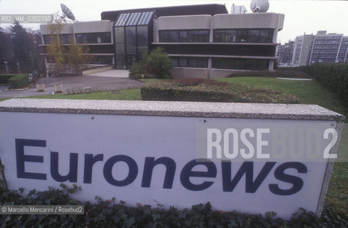 Lyon, 1993. Headquarters of Euronews, European multilingual news television channel / Lione, 1993. Sede di Euronews, canale televisivo eutropeo dinformazione - ©Marcello Mencarini/Rosebud2