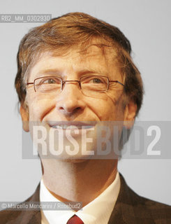 BILL GATES Chairman and Chief Software Architect for Microsoft. Milan, 18 november 2004 ©Marcello Mencarini/Rosebud2