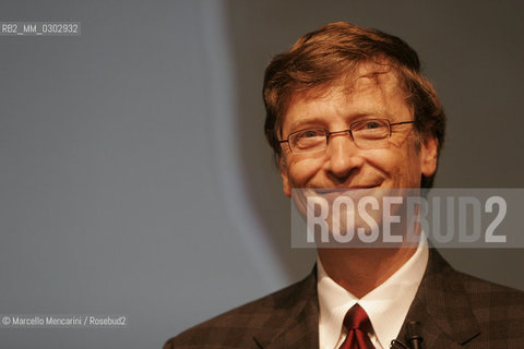 BILL GATES Chairman and Chief Software Architect for Microsoft. Milan, 18 november 2004 ©Marcello Mencarini/Rosebud2