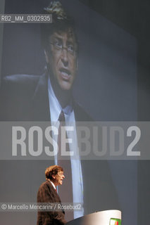 BILL GATES Chairman and Chief Software Architect for Microsoft. Milan, 18 november 2004 ©Marcello Mencarini/Rosebud2