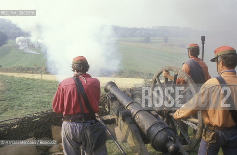 On the set of TV movie Garibaldi, the General directed by Franco Giraldi, 1987 / Set del film per la TV Garibaldi, il generale diretto da Franco Giraldi, 1987 - ©Marcello Mencarini/Rosebud2