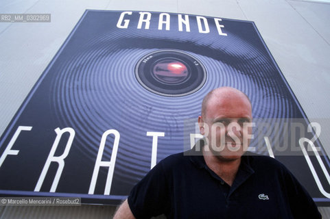 Rome, Cinecittà Studios, September 2000. Frabrizio Rondolino, Special Advisor for communication of TV program Grande Fratello (Big Brother) / Roma, Studi di Cinecittà, settembre 2000. Fabrizio Rondolino, consulente speciale per la comunicazione del programma Grande Fratello - ©Marcello Mencarini/Rosebud2