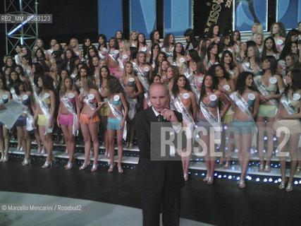 Salsomaggiore, Italy, September 18, 2004. Enzo Mirigliani, head of the Miss Italy beauty pageant / Salsomaggiore (Parma), 18 settembre 2004. Enzo Mirigliani, patron del concorso di bellezza Miss Italia - ©Marcello Mencarini/Rosebud2