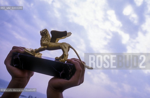 Venice Lido, Venice Film Festival.The Golden Lion Award given to the best movie in competition / Lido di Venezia, Mostra del Cinema di Venezia. Il premio Leone doro assegnato al miglior film in concorso  - ©Marcello Mencarini/Rosebud2