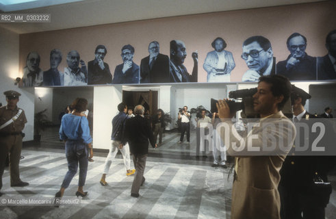 Venice Lido, Venice Film Festival 1985. Interior of the Cinema Palace / Lido di Venezia, Mostra del Cinema di Venezia 1985. Interno del Palazzo del Cinema - ©Marcello Mencarini/Rosebud2