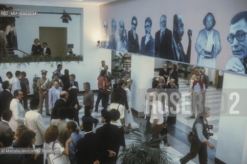 Venice Lido, Venice Film Festival 1985. Interior of the Cinema Palace / Lido di Venezia, Mostra del Cinema di Venezia 1985. Interno del Palazzo del Cinema - ©Marcello Mencarini/Rosebud2