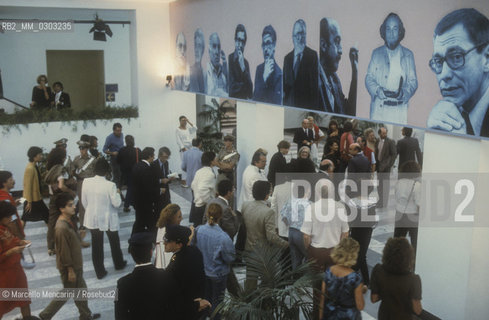 Venice Lido, Venice Film Festival 1985. Interior of the Cinema Palace / Lido di Venezia, Mostra del Cinema di Venezia 1985. Interno del Palazzo del Cinema - ©Marcello Mencarini/Rosebud2