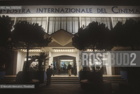 Venice Lido, Venice Film Festival 1985. The Cinema Palace  / Lido di Venezia, Mostra del Cinema di Venezia 1985. Il Palazzo del Cinema - ©Marcello Mencarini/Rosebud2