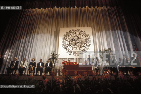 Venice Lido, Venice Film Festival 1985. Awards ceremony / Lido di Venezia, Mostra del Cinema di Venezia 1985. Cerimonia di premiazione - ©Marcello Mencarini/Rosebud2