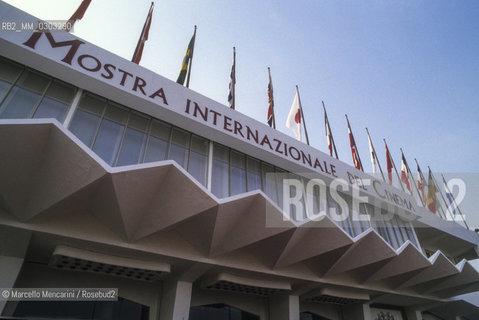 Venice Lido, Venice Film Festival 1988. The Cinema Palace  / Lido di Venezia, Mostra del Cinema di Venezia 1988. Il Palazzo del Cinema - ©Marcello Mencarini/Rosebud2