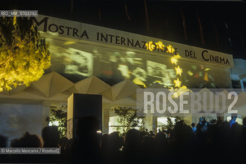 Venice Lido, Venice Film Festival 1988. The Cinema Palace  / Lido di Venezia, Mostra del Cinema di Venezia 1988. Il Palazzo del Cinema - ©Marcello Mencarini/Rosebud2