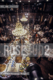 Venice Film Festival, about 1988. Party / Mostra del Cinema di Venezia 1988 circa. Festa - ©Marcello Mencarini/Rosebud2