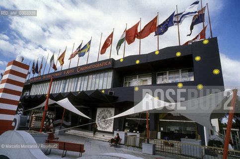 Venice Lido, Venice Film festival 1990. The Cinema Palace / Lido di Venezia, Mostra del Cinema di Venezia 1990. Il Palazzo del Cinema - ©Marcello Mencarini/Rosebud2