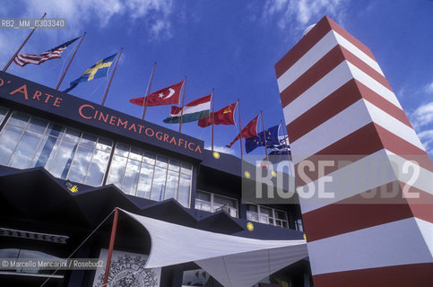 Venice Lido, Venice Film festival 1990. The Cinema Palace / Lido di Venezia, Mostra del Cinema di Venezia 1990. Il Palazzo del Cinema - ©Marcello Mencarini/Rosebud2