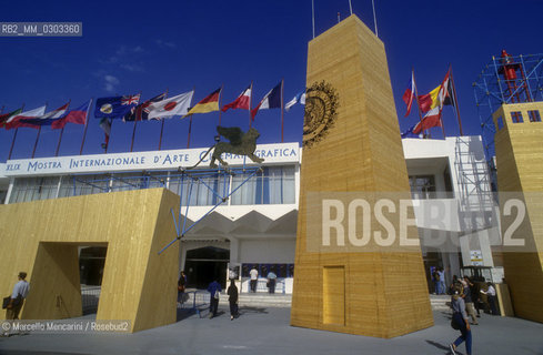 Venice Lido, Venice Film festival 1992. The Cinema Palace / Lido di Venezia, Mostra del Cinema di Venezia 1992. Il Palazzo del Cinema - ©Marcello Mencarini/Rosebud2