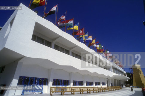 Venice Lido, Venice Film festival 1992. The Cinema Palace / Lido di Venezia, Mostra del Cinema di Venezia 1992. Il Palazzo del Cinema - ©Marcello Mencarini/Rosebud2
