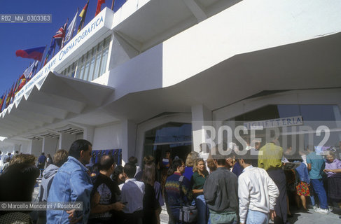 Venice Lido, Venice Film festival 1992. The Cinema Palace / Lido di Venezia, Mostra del Cinema di Venezia 1992. Il Palazzo del Cinema - ©Marcello Mencarini/Rosebud2