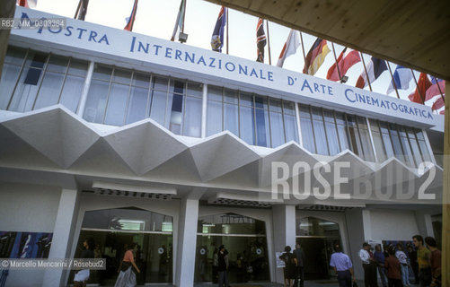 Venice Lido, Venice Film festival 1992. The Cinema Palace / Lido di Venezia, Mostra del Cinema di Venezia 1992. Il Palazzo del Cinema - ©Marcello Mencarini/Rosebud2