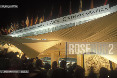 Venice Lido, Venice Film festival 1992. The Cinema Palace / Lido di Venezia, Mostra del Cinema di Venezia 1992. Il Palazzo del Cinema - ©Marcello Mencarini/Rosebud2