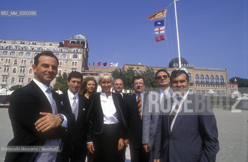 Venice Lido, Venice Film Festival 1993. Excelsior Hotel staff / Lido di Venezia, Mostra del Cinema di Venezia 1993. Personale dellHotel Excelsior - ©Marcello Mencarini/Rosebud2