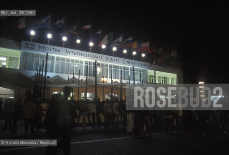 Venice Lido, Venice Film festival 1995. The Cinema Palace / Lido di Venezia, Mostra del Cinema di Venezia 1995. Il Palazzo del Cinema - ©Marcello Mencarini/Rosebud2