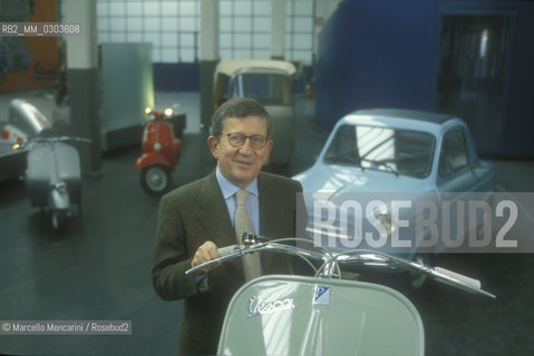 MUSEO PIAGGIO di Pontedera, ALESSANDRO BARBERIS presidente della Piaggio, 1998 ©Marcello Mencarini/Rosebud2