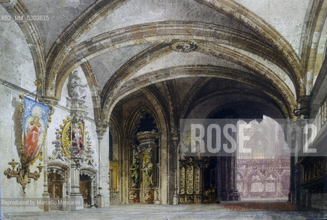 La Scala Theater Museum in Milan. Sketch by Carlo Ferrario (1833-1907) for opera scenery of Wagners Master Singers of Nuremberg / Museo del Teatro alla Scala di Milano. Bozzetto di Carlo Ferrario (1833-1907) per la scenografia dellopera I maestri cantori di Norimberga di Wagner - Reproduced by Marcello Mencarini
/Rosebud2