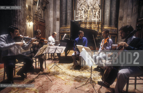 Rome, 1983. Italian chamber orchestra I musici / Roma, 1983. Lorchestra da camera I musici - ©Marcello Mencarini/Rosebud2