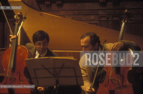 Rome, 1983. Italian chamber orchestra I musici / Roma, 1983. Lorchestra da camera I musici - ©Marcello Mencarini/Rosebud2