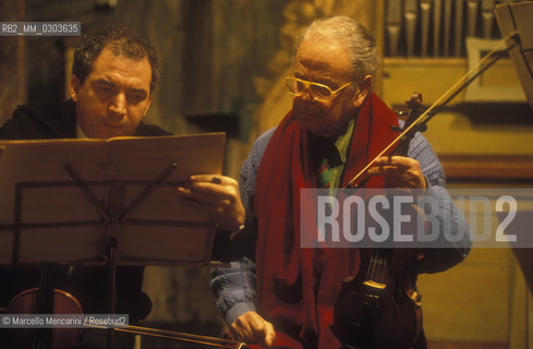 Rome, 1983. Italian chamber orchestra I musici / Roma, 1983. Lorchestra da camera I musici - ©Marcello Mencarini/Rosebud2