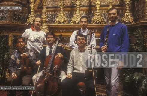Rome, 1983. Italian chamber orchestra I musici / Roma, 1983. Lorchestra da camera I musici - ©Marcello Mencarini/Rosebud2