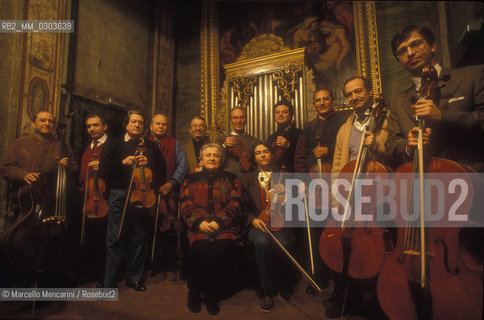 Rome, 1983. Italian chamber orchestra I musici / Roma, 1983. Lorchestra da camera I musici - ©Marcello Mencarini/Rosebud2