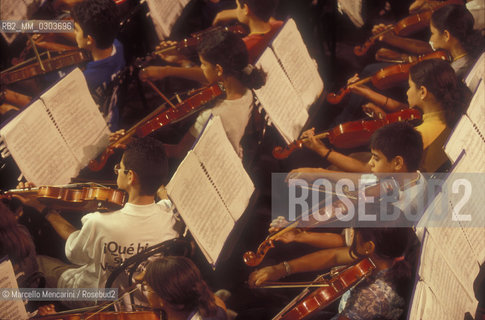 National Youth Orchestra of Venezuela, Fiuggi 1999 / Orchestra sinfonica nazionale infantile del Venezuela, Fiuggi 1999 - ©Marcello Mencarini/Rosebud2