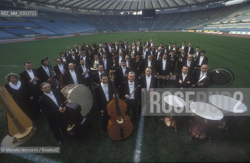 Rome, Olympic Stadium, 1992. RAI Symphony Orchestra / Roma, Stadio Olimpico, 1992. Orchestra Sinfonica della RAI - ©Marcello Mencarini/Rosebud2