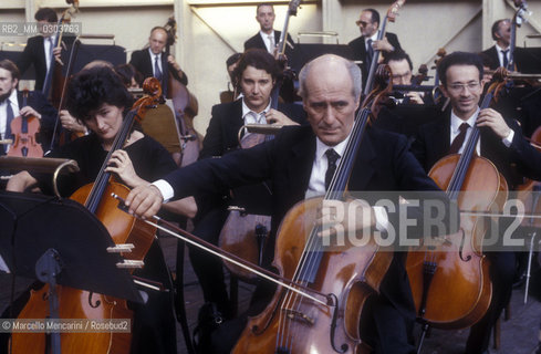 La Scala Theater Orchestra at Spoleto Festival of the Two Worlds, about 1990 / LOrchestra del Teatro alla Scala al Festival dei due Mondi di Spoleto, 1990 circa - ©Marcello Mencarini/Rosebud2