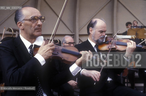 La Scala Theater Orchestra at Spoleto Festival of the Two Worlds, about 1990 / LOrchestra del Teatro alla Scala al Festival dei due Mondi di Spoleto, 1990 circa - ©Marcello Mencarini/Rosebud2