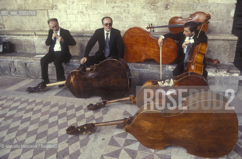La Scala Theater Orchestra at Spoleto Festival of the Two Worlds, about 1990 / LOrchestra del Teatro alla Scala al Festival dei due Mondi di Spoleto, 1990 circa - ©Marcello Mencarini/Rosebud2