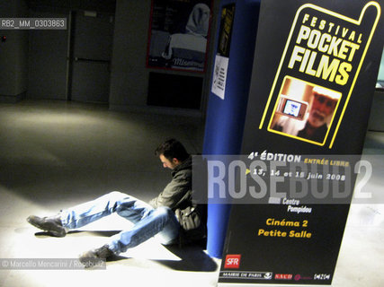 Pocket Films Festival, Centre Georges Pompidou (Beaubourg). Paris, June 2008 / Pocket Films Festival, Centro Georges Pompidou (Beaubourg). Parigi, giugno 2008 - ©Marcello Mencarini/Rosebud2