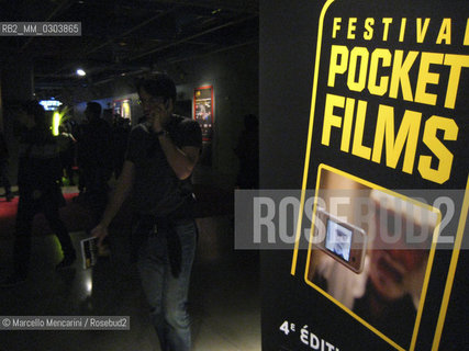 Pocket Films Festival, Centre Georges Pompidou (Beaubourg). Paris, June 2008 / Pocket Films Festival, Centro Georges Pompidou (Beaubourg). Parigi, giugno 2008 - ©Marcello Mencarini/Rosebud2