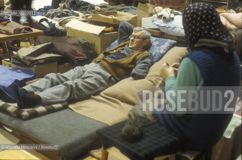 Zagreb (Croatia), 1992. Refugee camp / Zagabria (Croazia) 1992. Campo profughi - ©Marcello Mencarini/Rosebud2