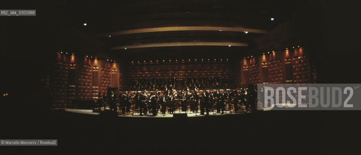 Rome, Pius XII Auditorium at Via della Conciliazione, concert hall of the Santa Cecilia Academy Orchestra (about 1980) / Roma, Auditorium Pio XII in Via della Conciliazione, sede dei concerti dellAccademia di Santa Cecilia (1980 circa) - ©Marcello Mencarini/Rosebud2