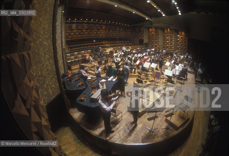 Rome, Pius XII Auditorium at Via della Conciliazione, concert hall of the Santa Cecilia Academy Orchestra (about 1980) / Roma, Auditorium Pio XII in Via della Conciliazione, sede dei concerti dellAccademia di Santa Cecilia (1980 circa) - ©Marcello Mencarini/Rosebud2