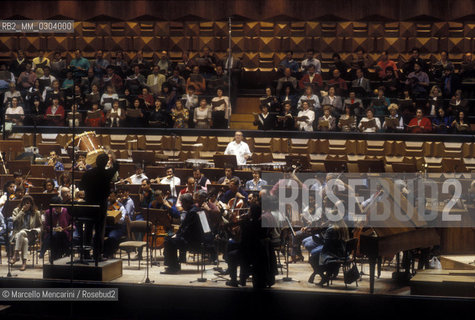 Rome, Pius XII Auditorium at Via della Conciliazione, concert hall of the Santa Cecilia Academy Orchestra (about 1980) / Roma, Auditorium Pio XII in Via della Conciliazione, sede dei concerti dellAccademia di Santa Cecilia (1980 circa) - ©Marcello Mencarini/Rosebud2