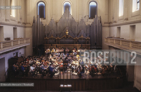 Rome, about 1980. Interior view of the Conservatory of Santa Cecilia at via dei Greci / Roma, 1980 circa. Interno del Conservatorio Santa Cecilia - ©Marcello Mencarini/Rosebud2