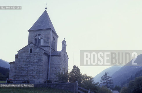 San Leonardo in Passiria (Bolzano), South Tyrol, about 1985. Sandwirt, the birthpalce of Andreas Hofer. He was a Tirolean innkeeper and patriot, leader of a rebellion against Napoleons forces / San Leonardo in Passiria (Bolzano), Sud Tirolo. Sandwirt, casa natale di Anreas Hofer. Fu il comandante delle milizie tirolesi insorte contro la Baviera nel 1809. Fin dal XIX secolo, è considerato come uno dei più eminenti patrioti del Tirolo - ©Marcello Mencarini/Rosebud2